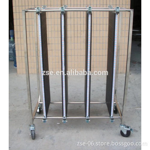 ESD PCB Storage Trolley SMT PCB Magazine Rack Cart /PCB Circulation Cart